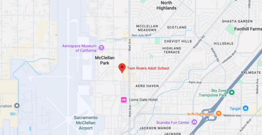 Sacramento (North), CA Map